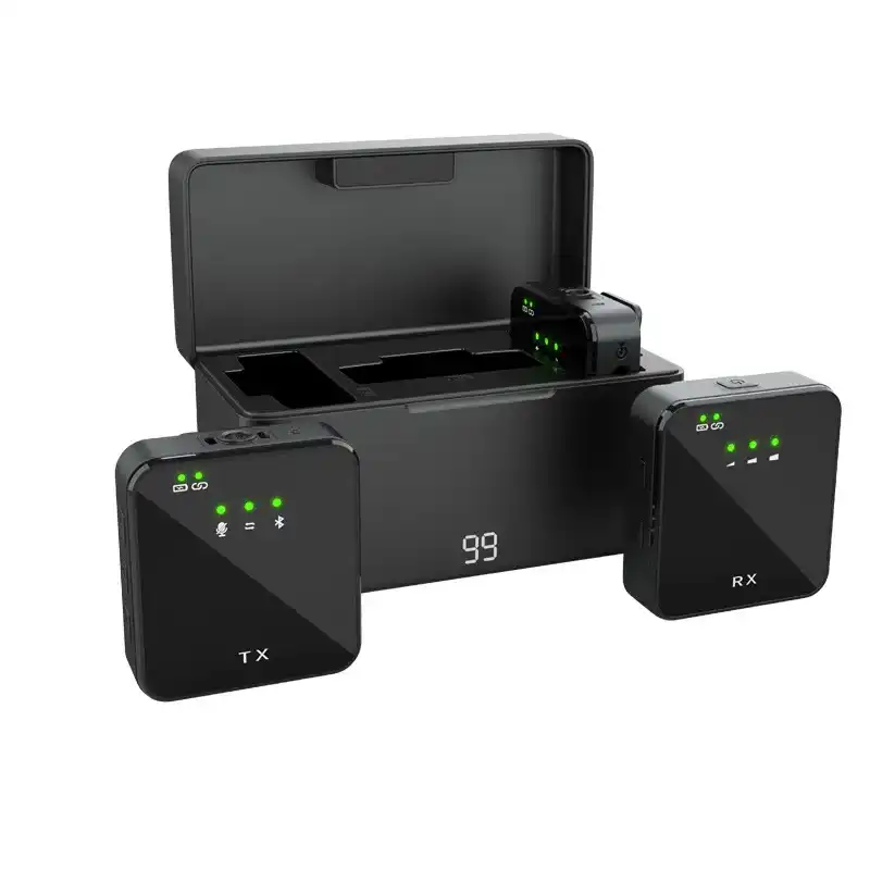 میکروفون بی سیم یقه ای دو کاربر مدل SX63 - تصویر 5