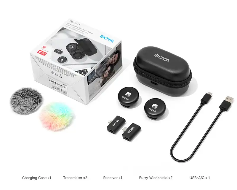 میکروفون بی سیم بویا مدل Boya Omic-D Lightning
